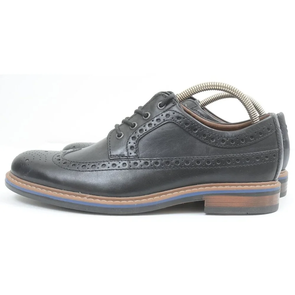 Bostonian Men's Melshire Wing‎ Black Tumbled Leather Oxford US 9M